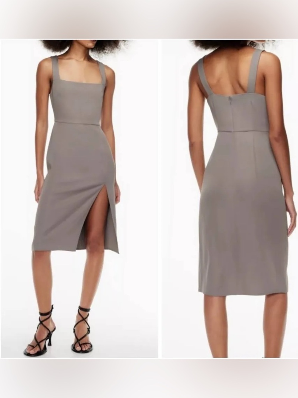 Babaton ‘90S SLIT MIDI DRESS
